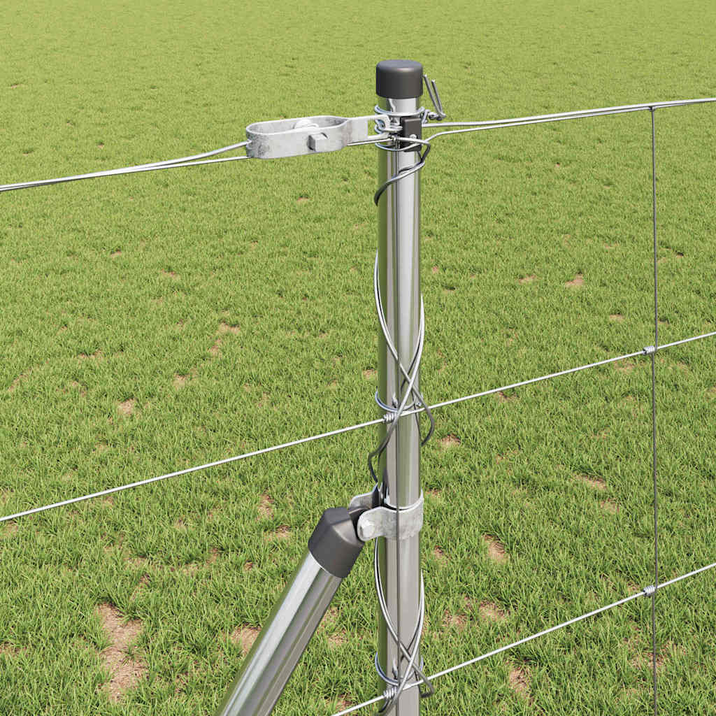 Cerca de campo Cinzeto 1.2 x 10 m Aço