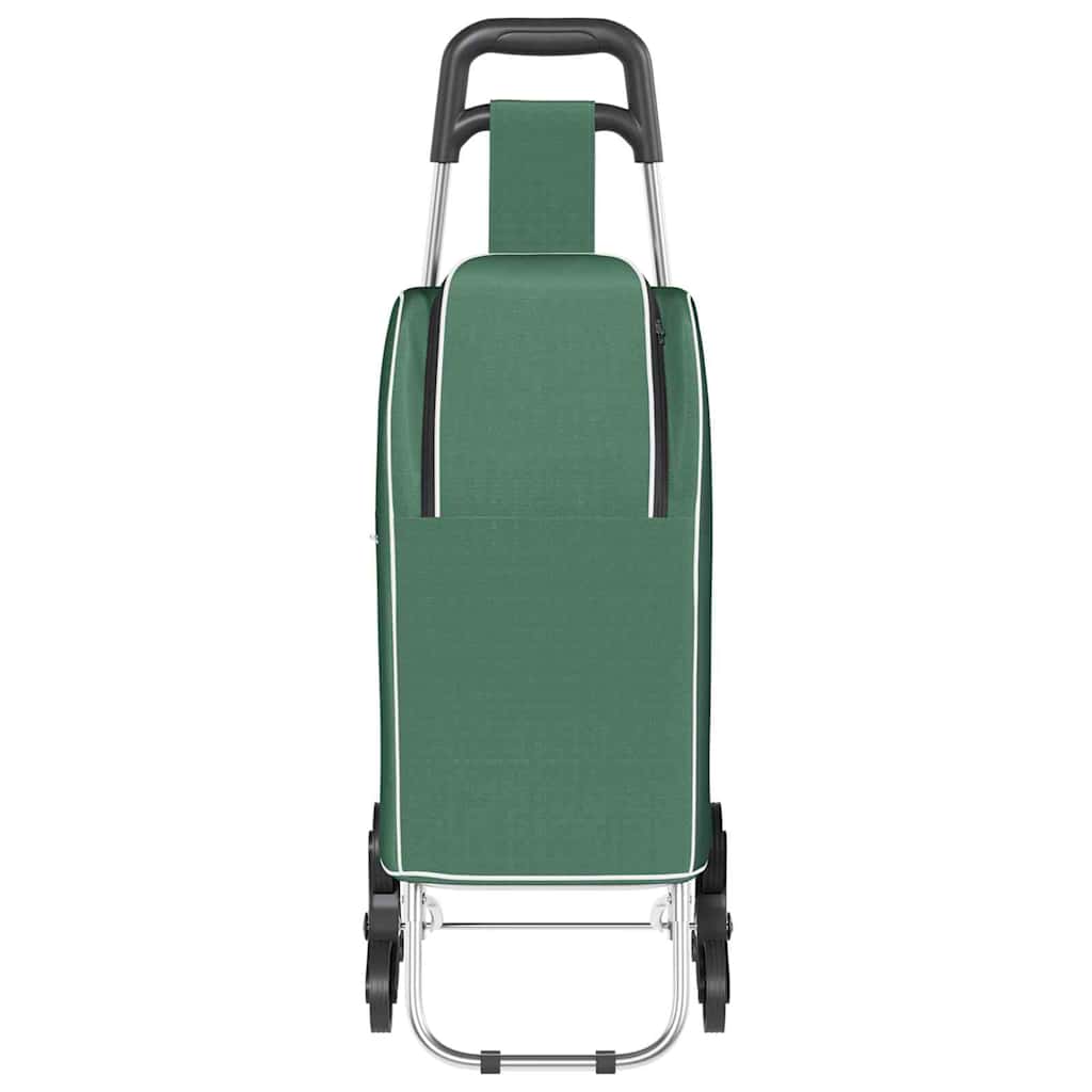 Carrinho de Compras Verde 39,5 x 33 x 93 cm Tecido Oxford