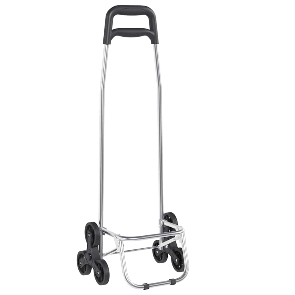 Carrinho de Compras Manual Azul 39,5 x 33 x 93 cm Tecido Oxford