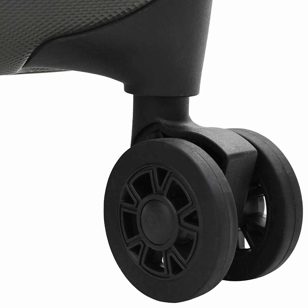 Mala com bloqueio Cinzento escuro 43 x 27 x 66 cm Plástico ABS