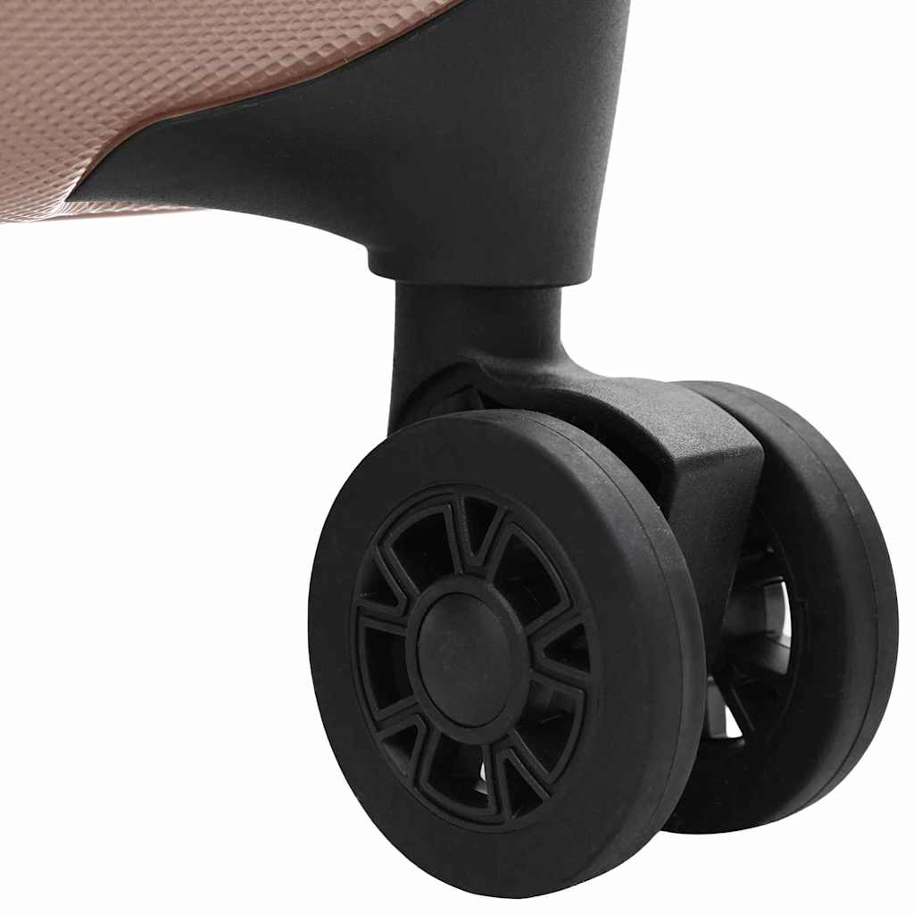 Mala com bloqueio rosa dourado 34 x 23 x 55.5 cm Plástico ABS