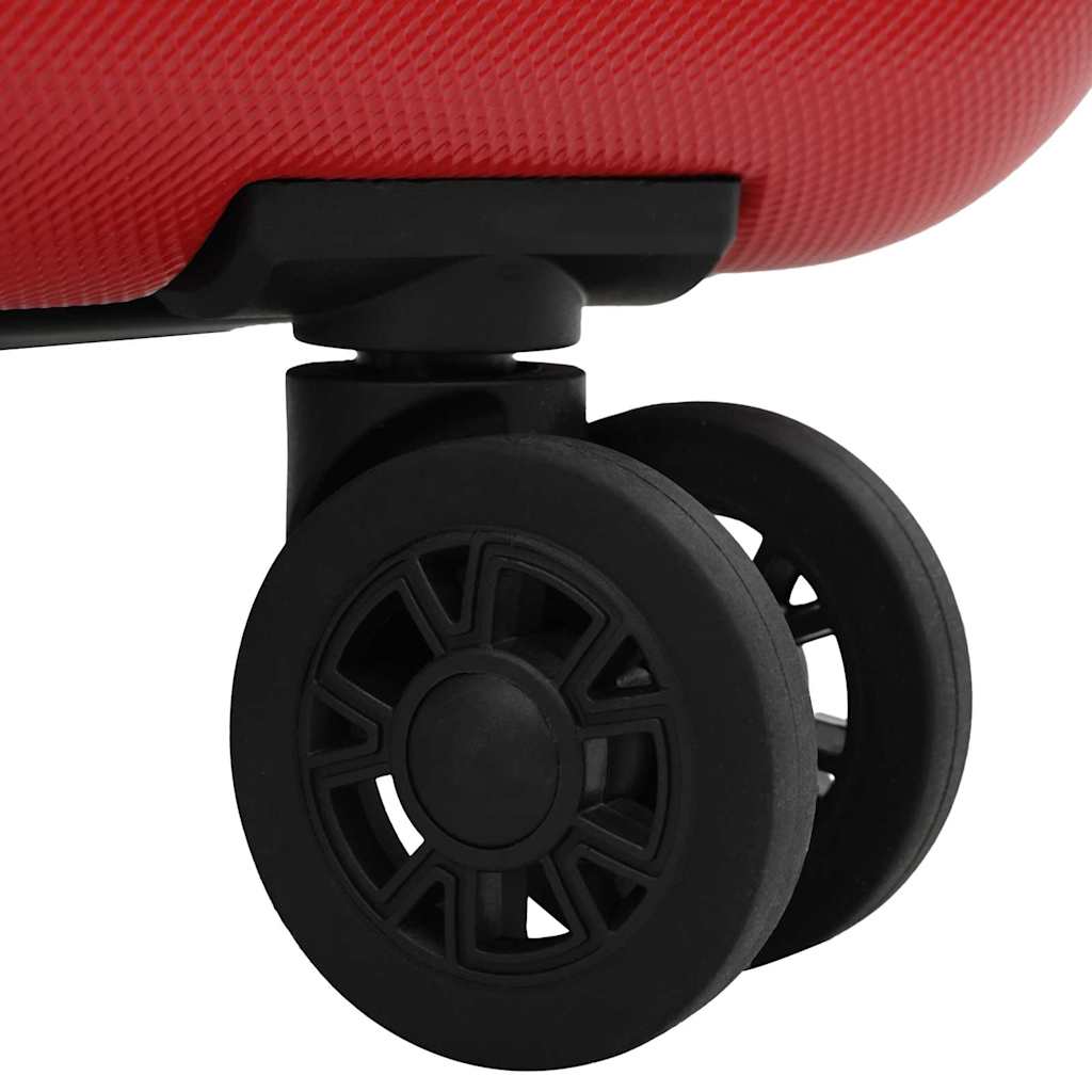 Mala com bloqueio Vermelho 34 x 23 x 55.5 cm Plástico ABS