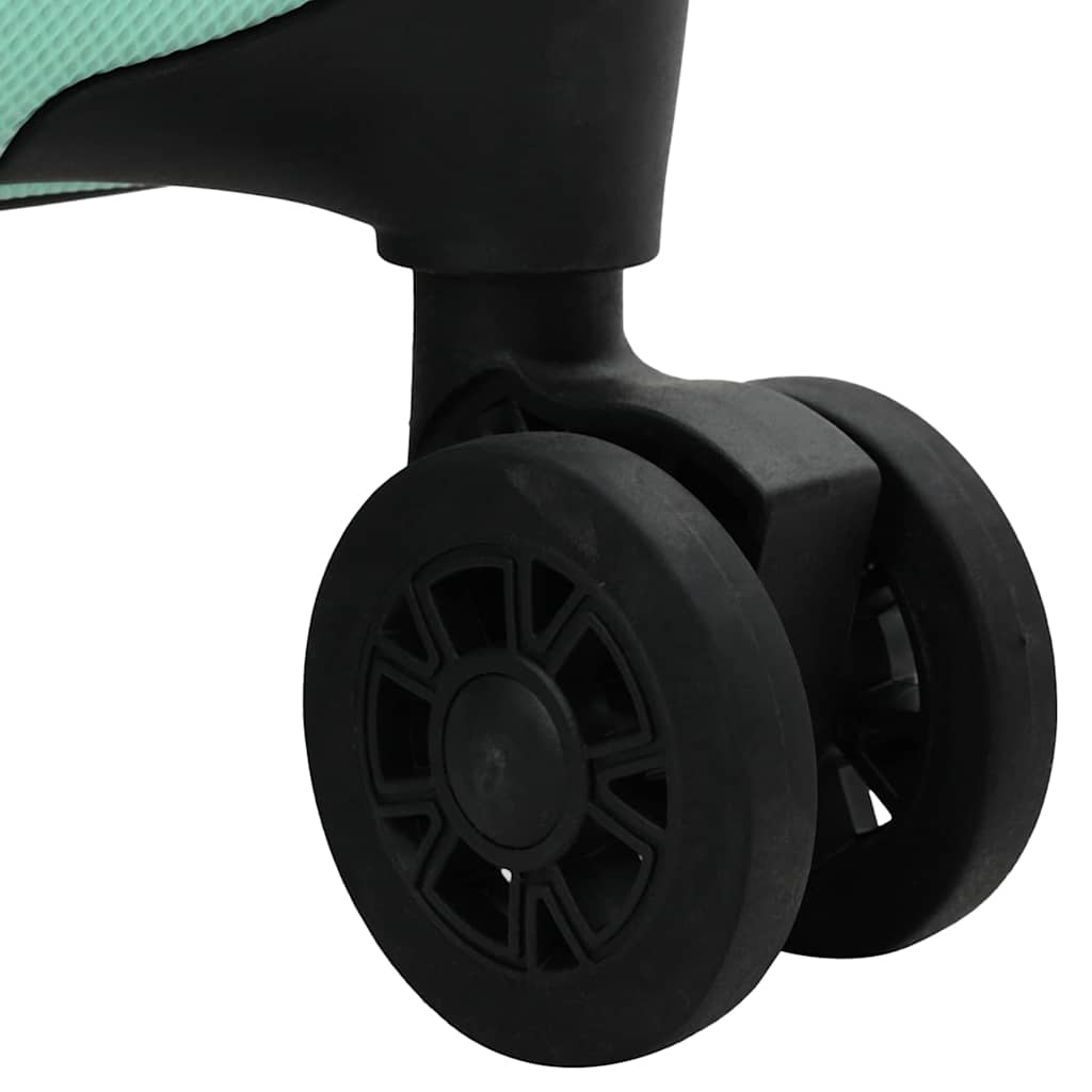 Mala com bloqueio verde menta 34 x 23 x 55.5 cm Plástico ABS