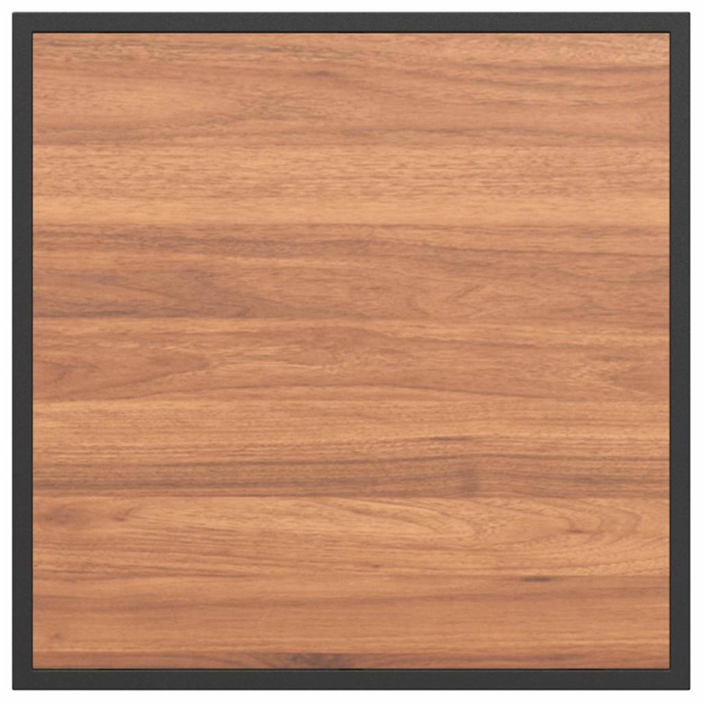 Mesa de centro Castanho Aço