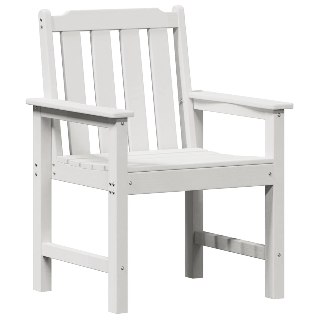 Cadeira de Jantar de Jardim 2 pcs Branco 65.5 x 59 x 88cm HDPE