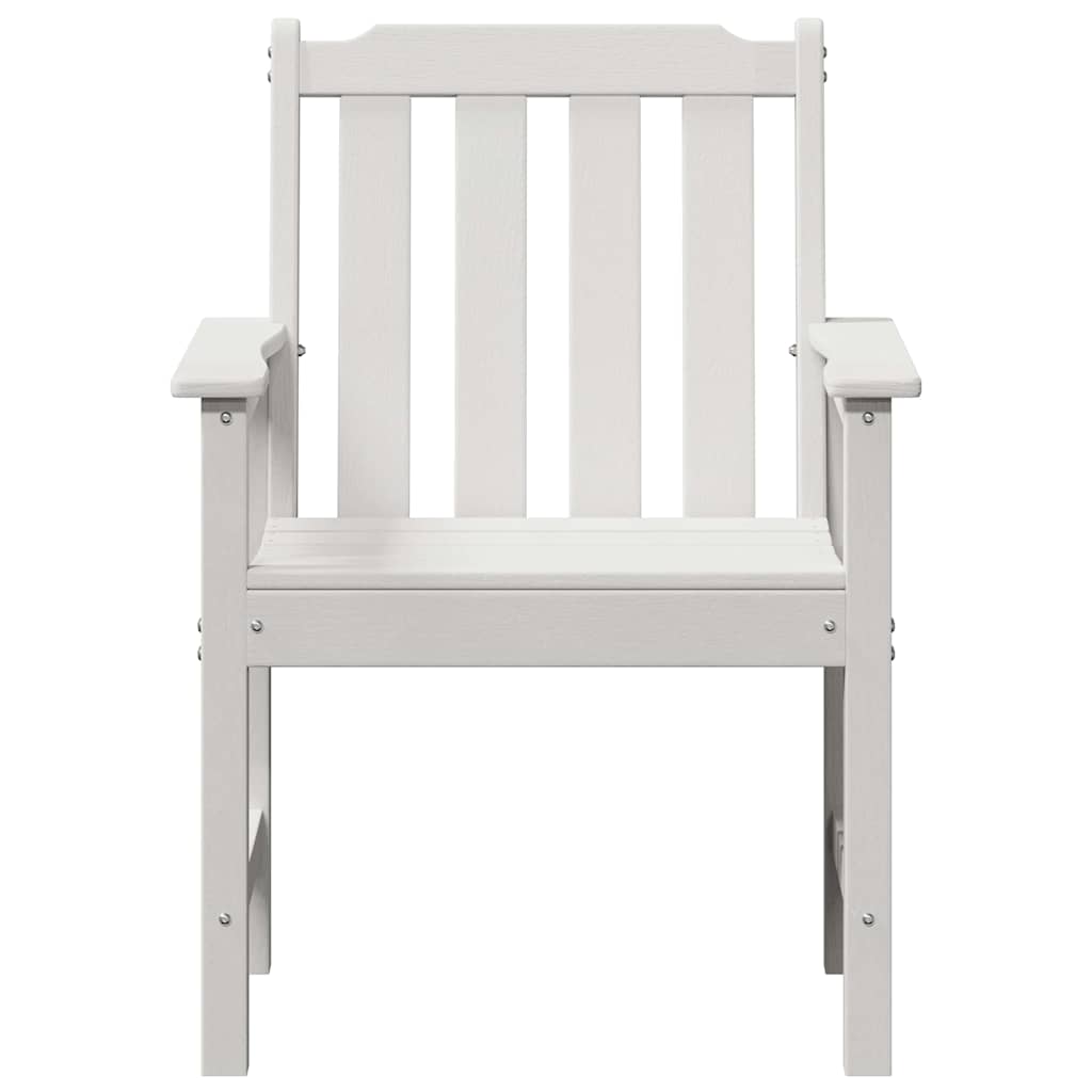 Cadeira de Jantar de Jardim 2 pcs Branco 65.5 x 59 x 88cm HDPE