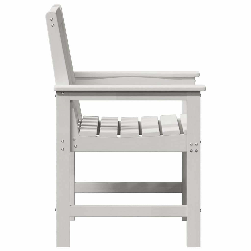 Cadeira de Jantar de Jardim 2 pcs Branco 65.5 x 59 x 88cm HDPE