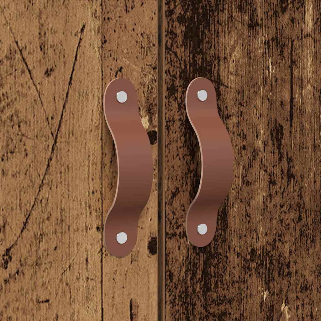 Estrutura da Cama com armazenamento Madeira antiga 140 x 200 cm