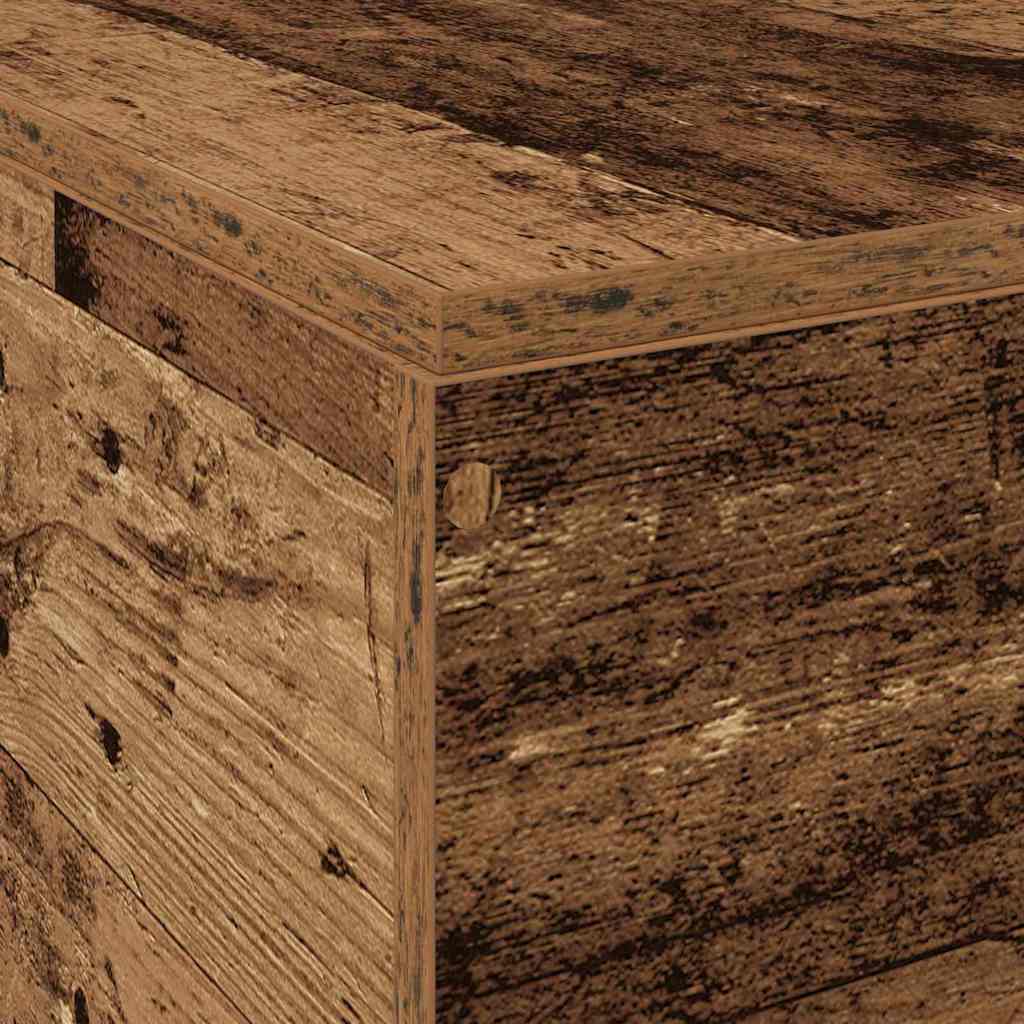 Estrutura da Cama com armazenamento Madeira antiga 140 x 200 cm