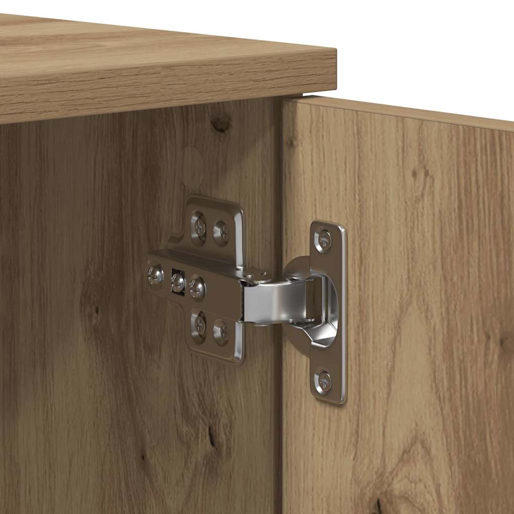 Estrado de cama com arrumação carvalho artisiano