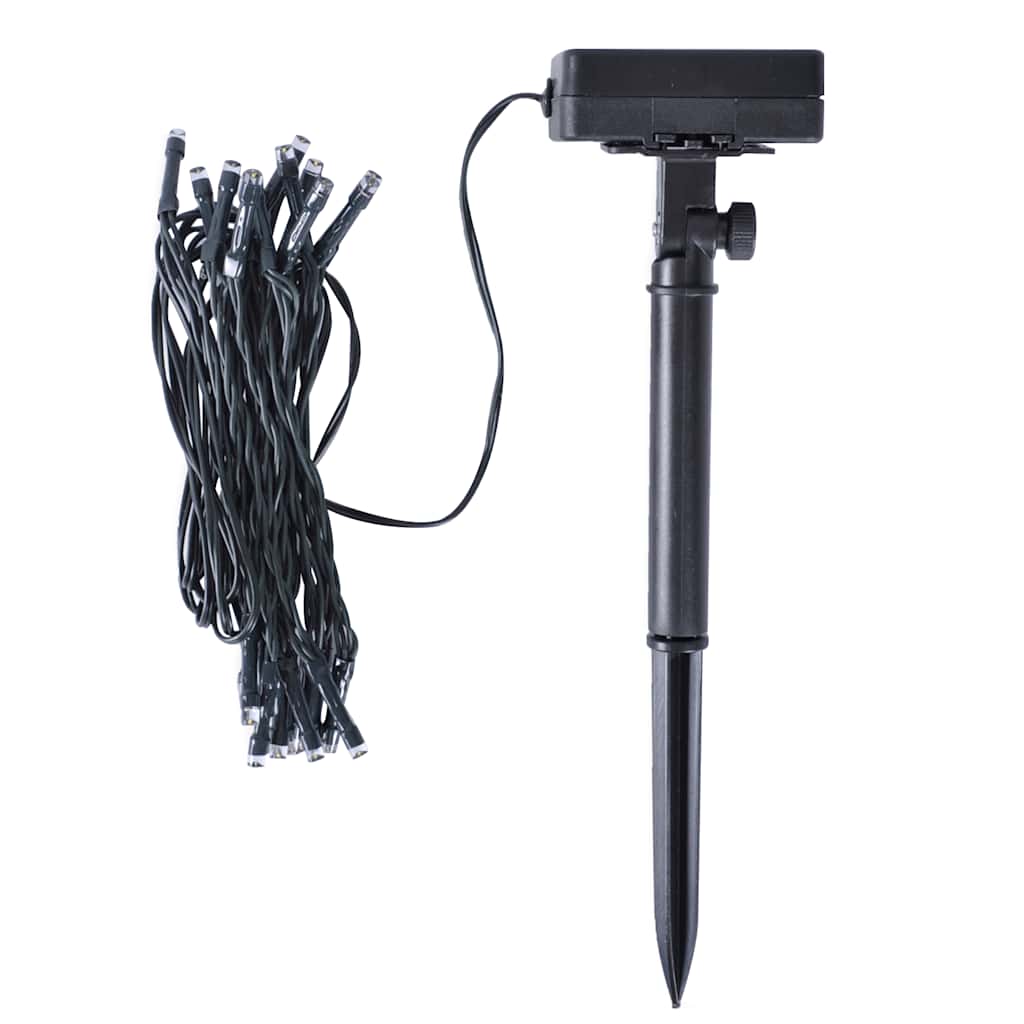 Bolas artificiais de buxo com luzes LED 2 pcs verde 22 cm