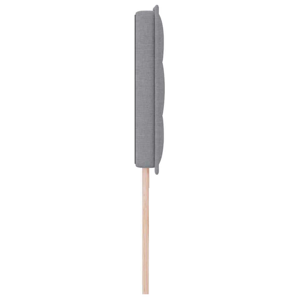 Cabeceira Outros com cabeceira Cinzento-claro 200 cm tecido