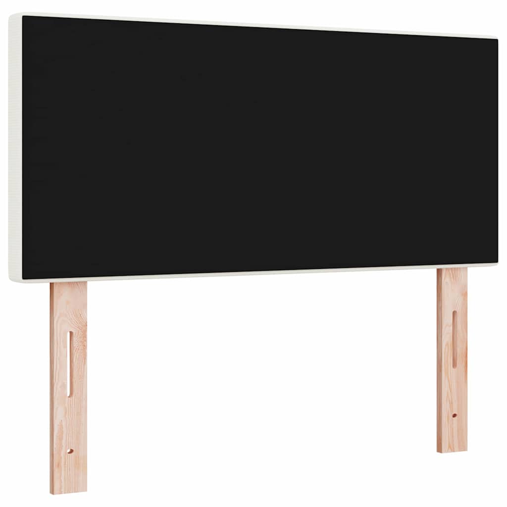 Cabeceira com cabeceira Manual Creme 80 cm Tecido em ribana