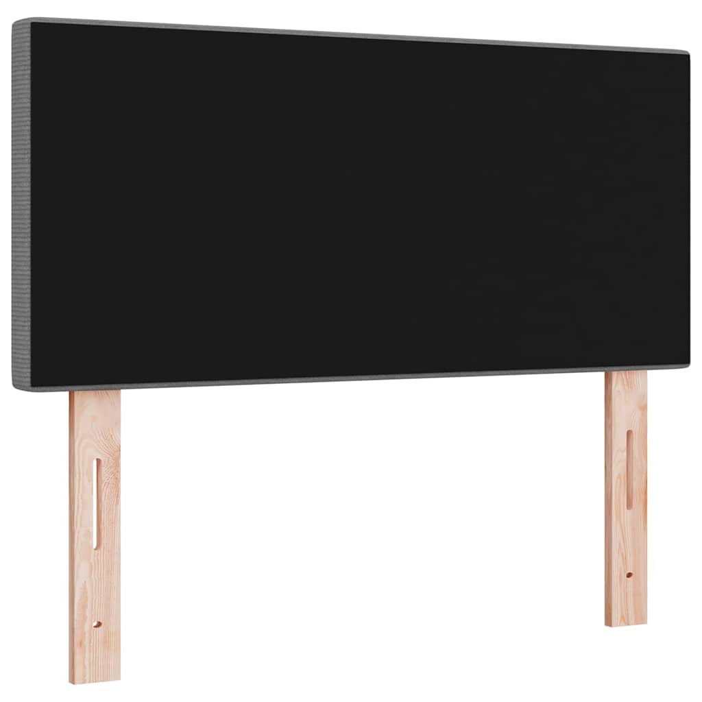 Cabeceira com cabeceira Cinzento-claro 90 cm Tecido em ribana