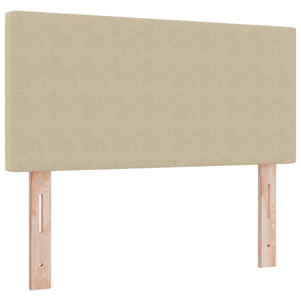 Cabeceira Manual Verde cinza claro 90 cm Tecido em ribana