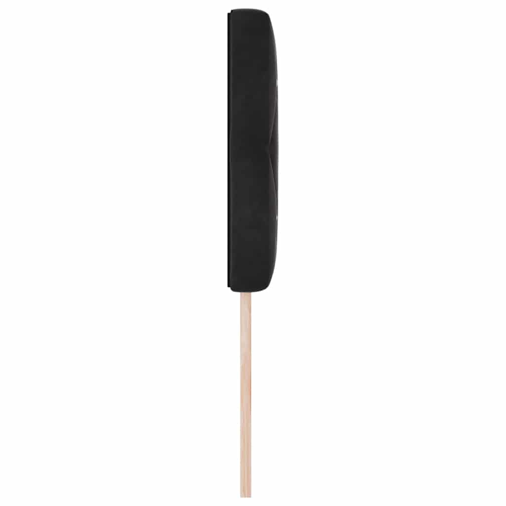 Cabeceira de Veludo Losangos com cabeceira Preto 80 cm Veludo