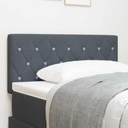 Cabeceira de Veludo Losangos Manual Cinza Escuro 90 cm Veludo