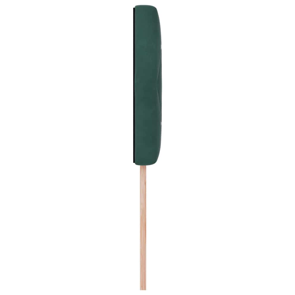 Cabeceira de Veludo Losangos Manual Verde-escuro 90 cm Veludo
