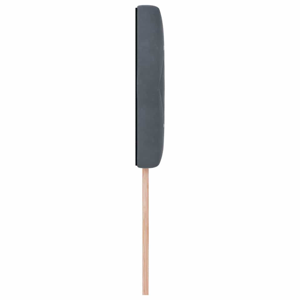 Cabeceira de Veludo Losangos Manual Cinza Escuro 100 cm Veludo