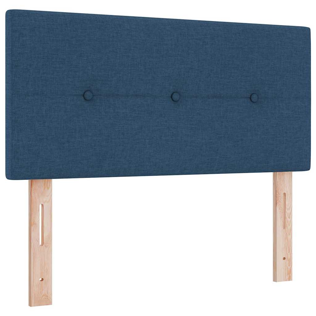 Cabeceira com cabeceira Manual Azul 90 cm tecido