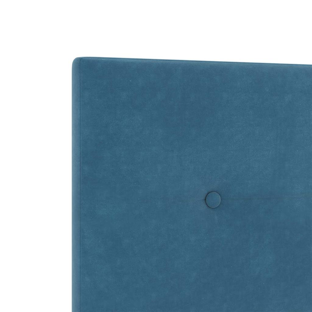 Cabeceira Montado na parede Manual Azul escuro 90 cm Veludo