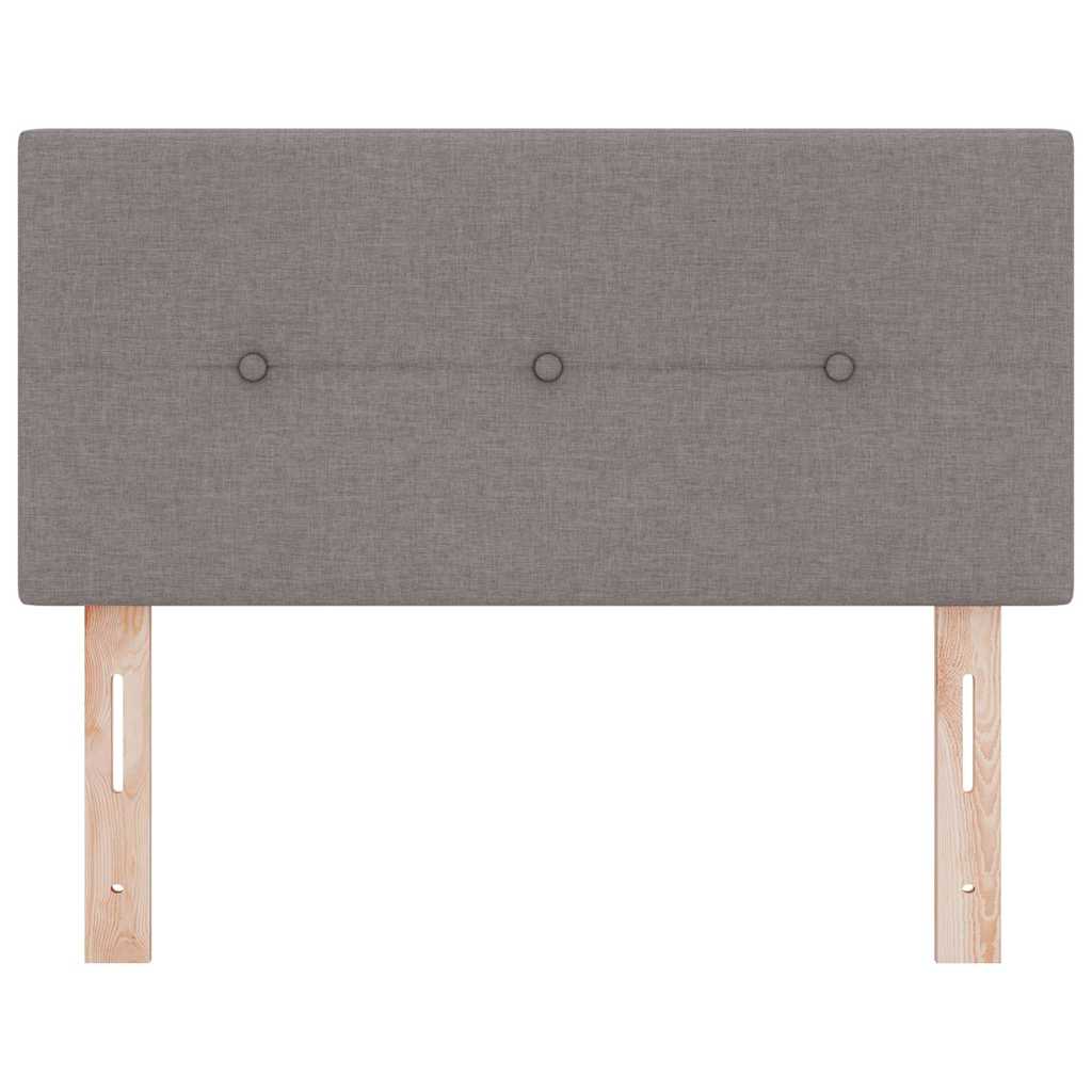 Cabeceira com cabeceira Cinzento-acastanhado 100 cm tecido