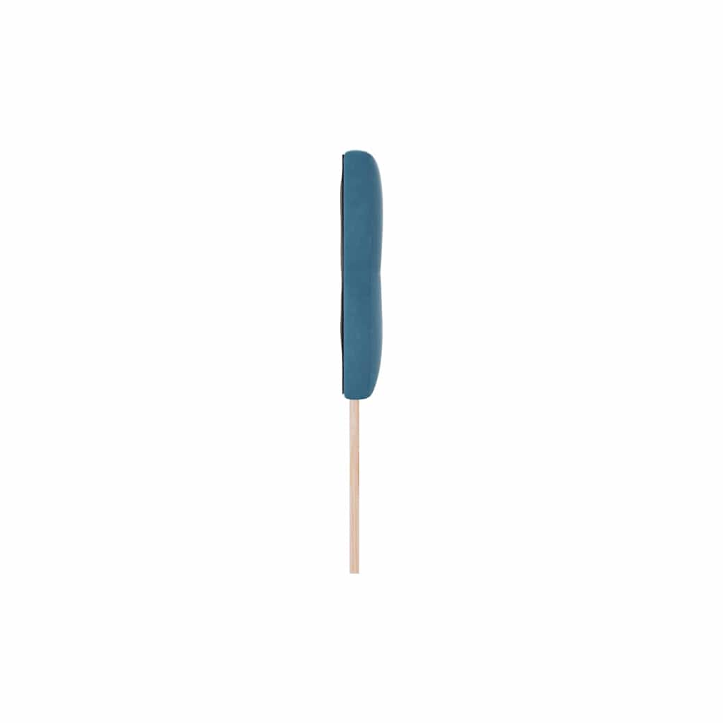 Cabeceira Montado na parede Manual Azul escuro 144 cm Veludo