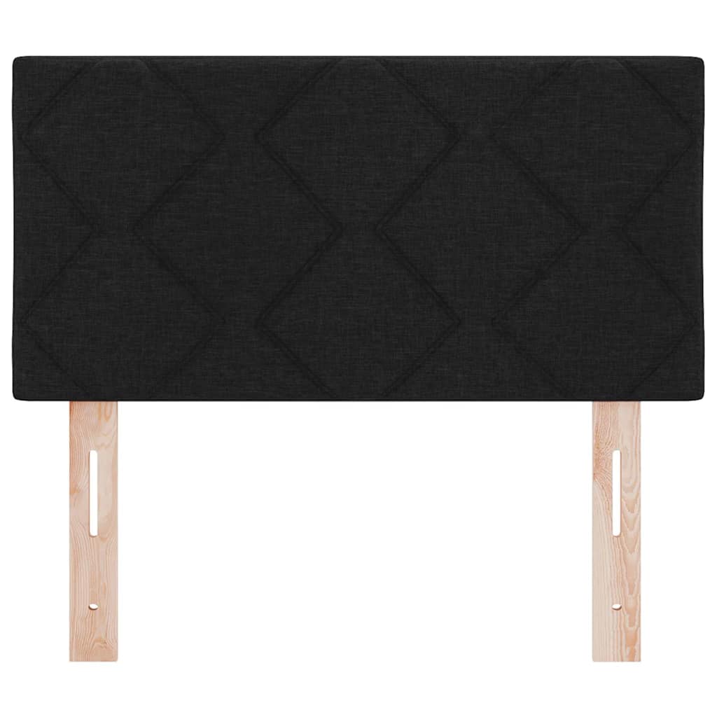 Cabeceira de Tecido Geométrico com cabeceira Preto 80 cm tecido