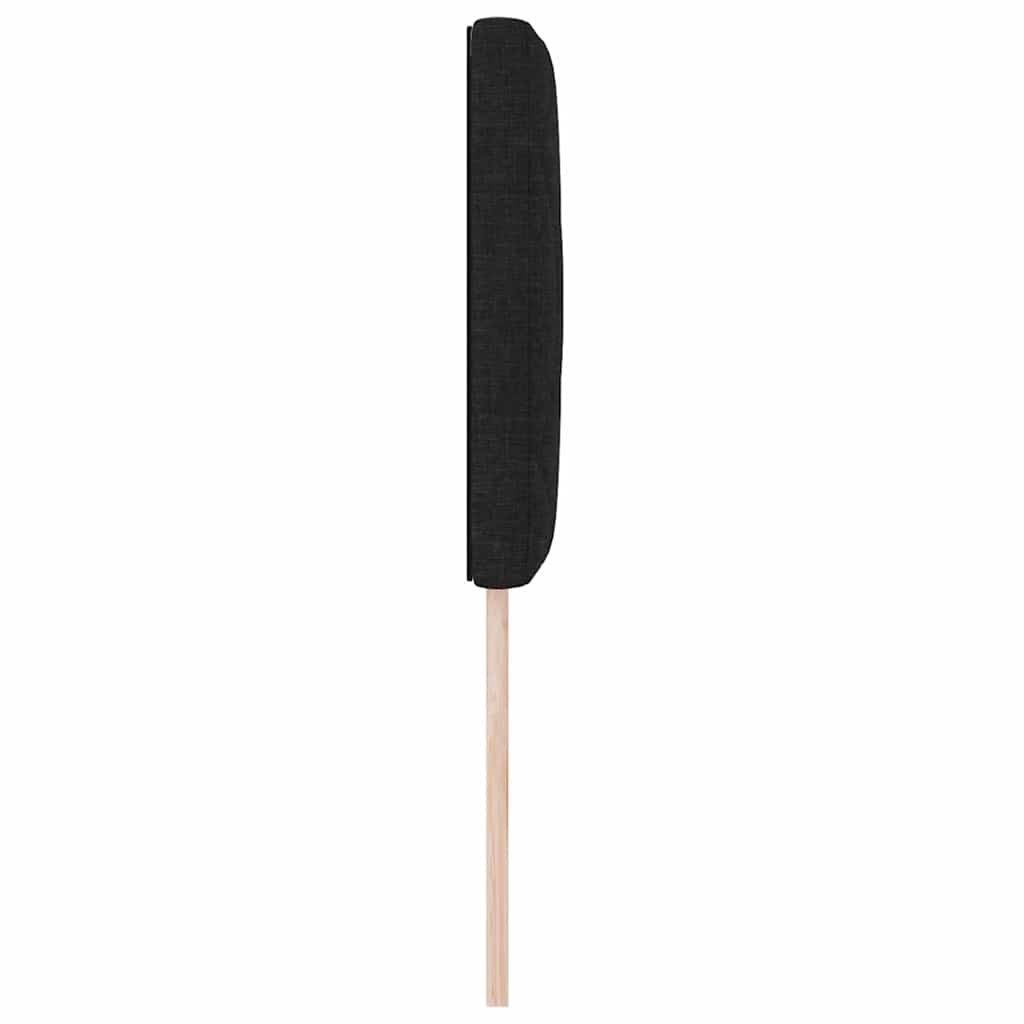 Cabeceira de Tecido Geométrico com cabeceira Preto 80 cm tecido