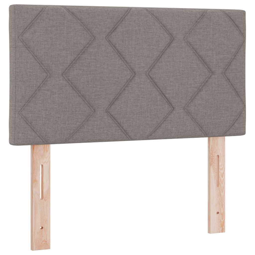 Cabeceira de Tecido Cinzento-acastanhado 80 cm tecido