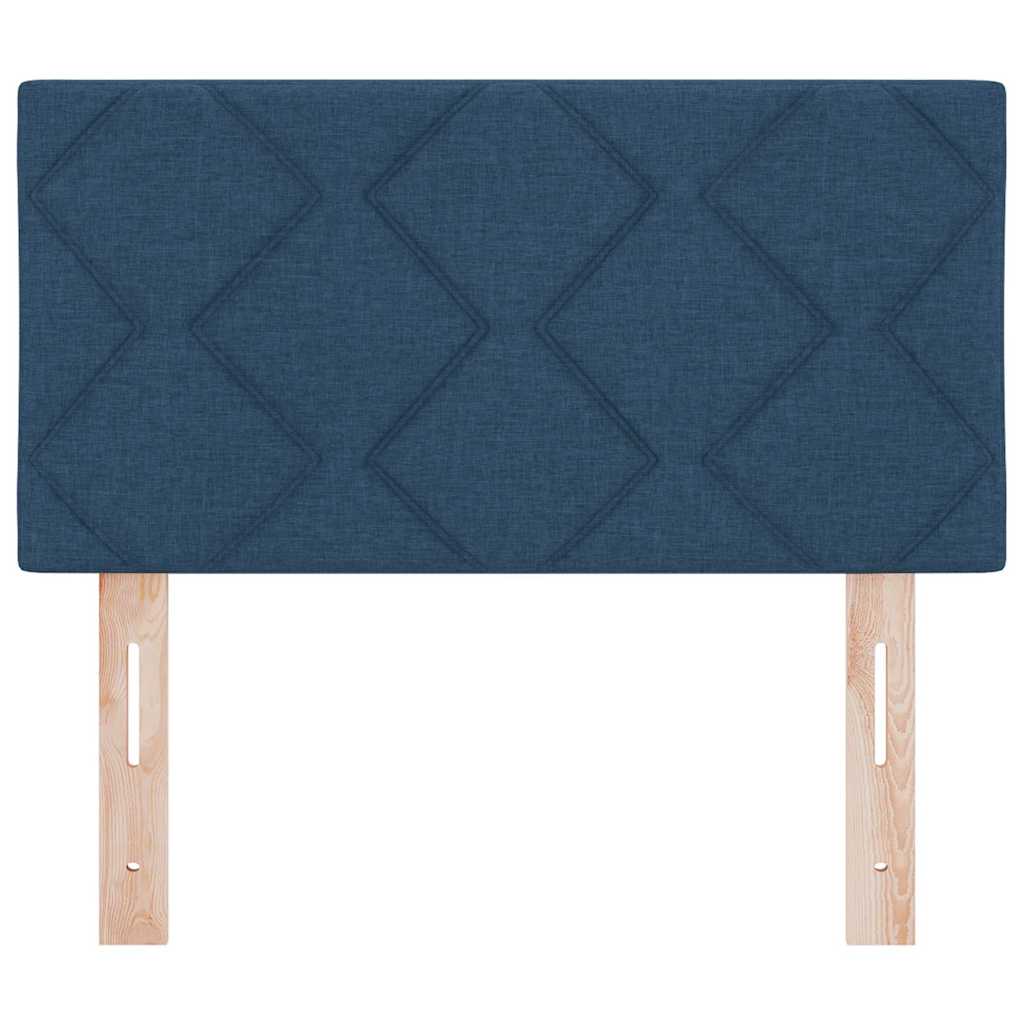 Cabeceira de Tecido Geométrico com cabeceira Azul 80 cm tecido