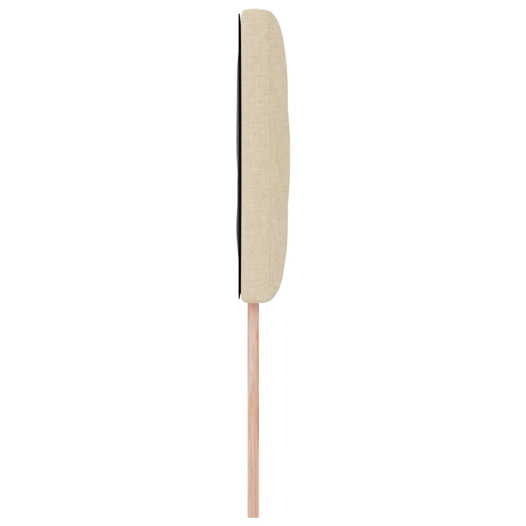 Cabeceira de Tecido Geométrico com cabeceira Creme 90 cm tecido