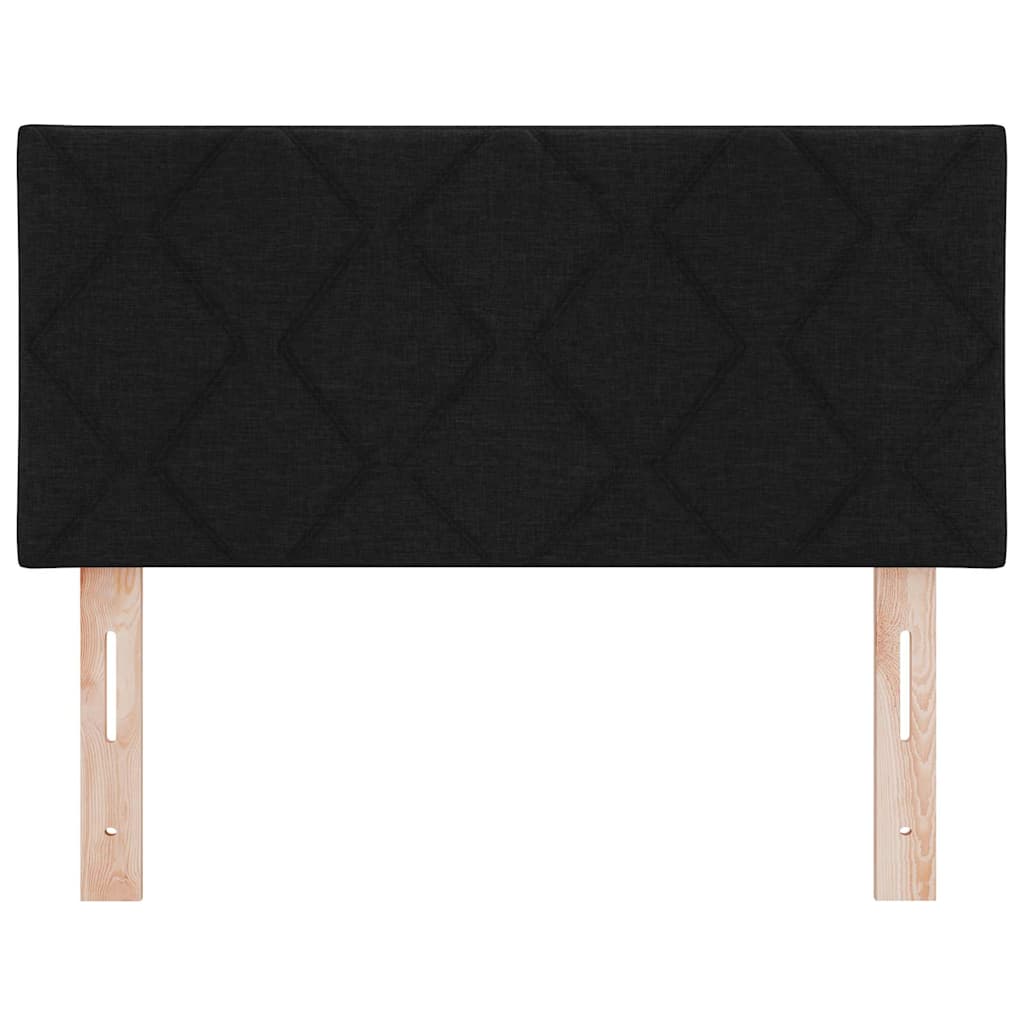 Cabeceira de Tecido Geométrico Preto 100 cm tecido