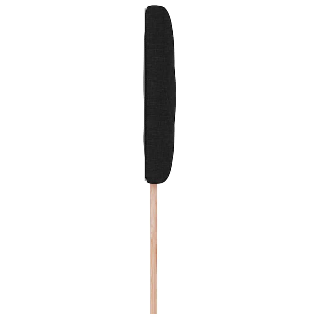 Cabeceira de Tecido Geométrico Preto 100 cm tecido