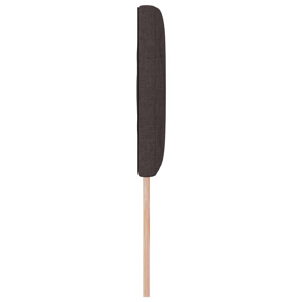 Cabeceira de Tecido Outros Castanho escuro 144 cm tecido