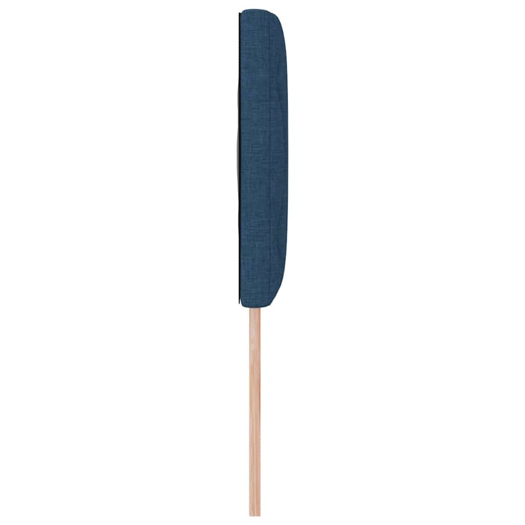 Cabeceira de Tecido Geométrico com cabeceira Azul 160 cm tecido