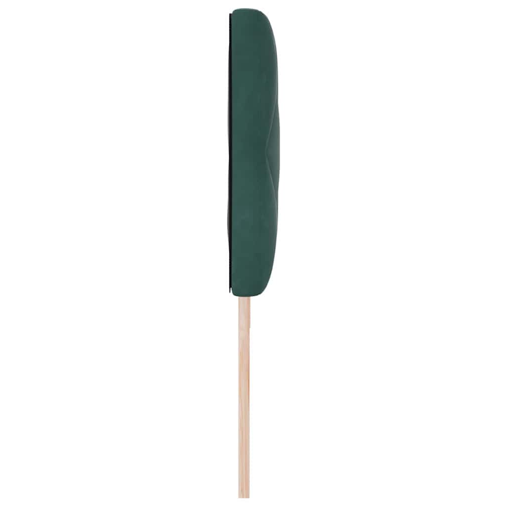 Cabeceira Montado na parede Manual Verde-escuro 180 cm Veludo