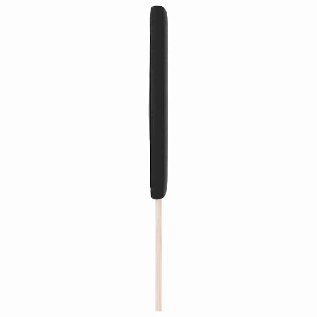 Cabeceira com luzes de tira LED com cabeceira Preto 180 cm PVC