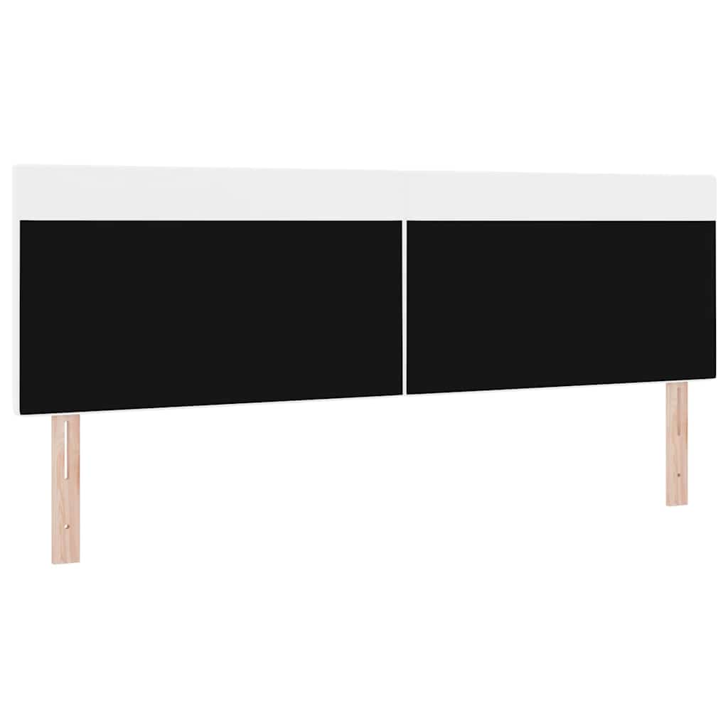 Cabeceira com luzes de tira LED com cabeceira Branco 180 cm PVC