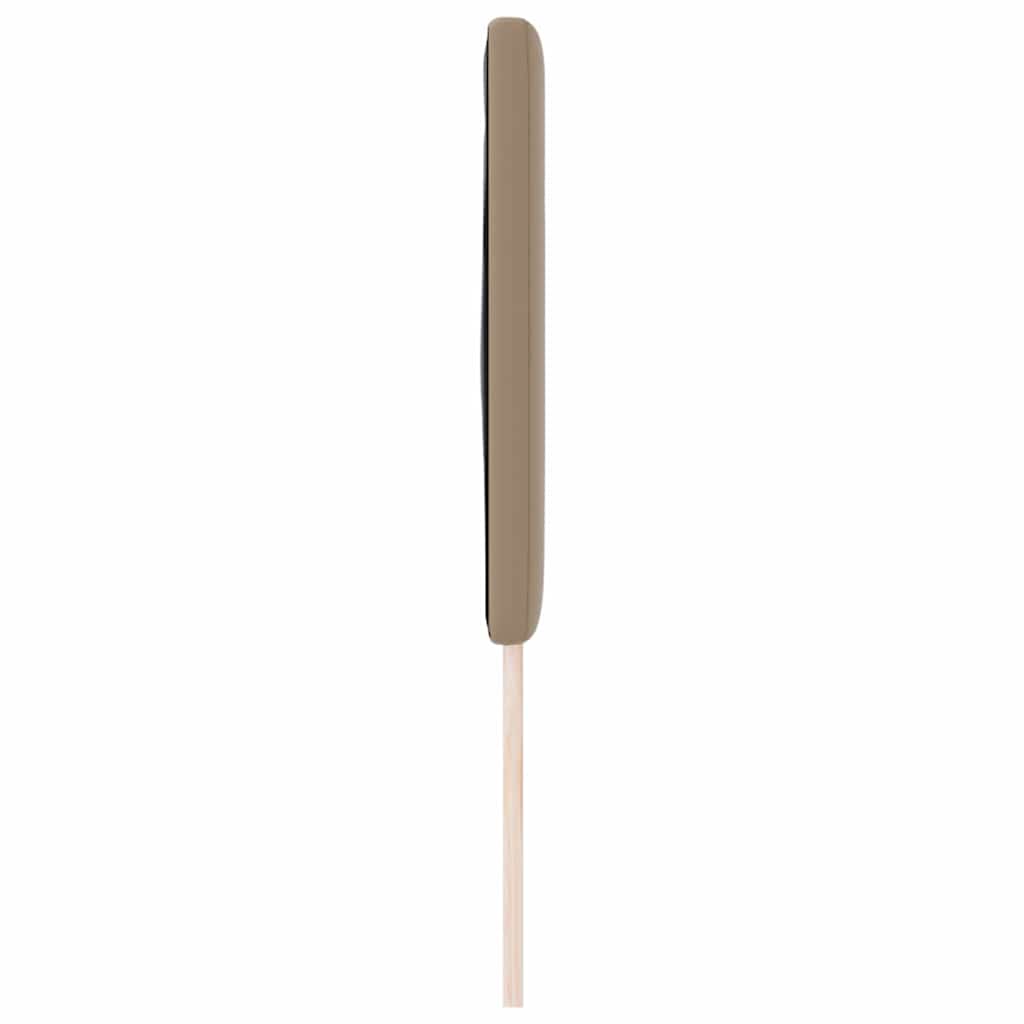 Cabeceira com luzes de tira LED Manual Cappuccino 200 cm PVC