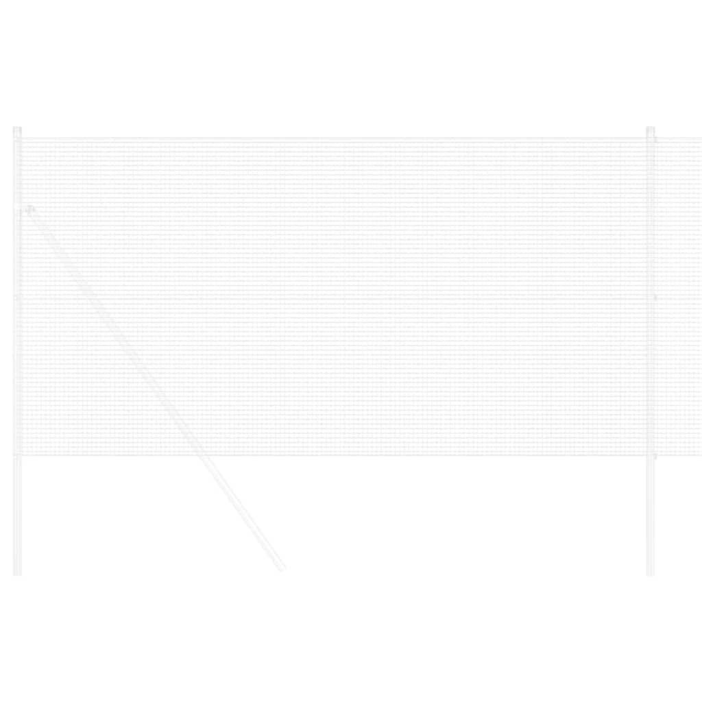 Cerca de Arame Soldado Prateado 1.4 x 10 m Aço