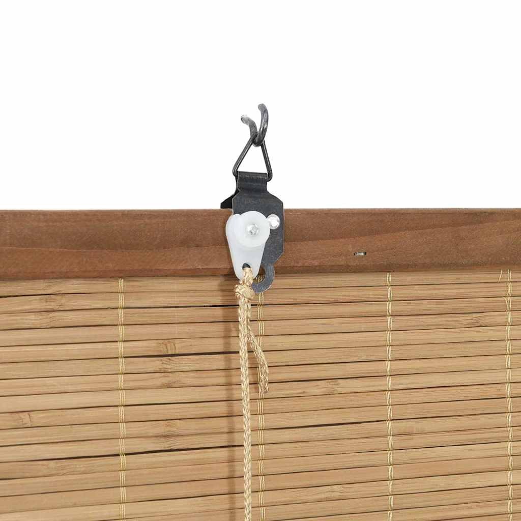 Persianas e Sombras de Janela Outros Manual Marrom Claro Bambu