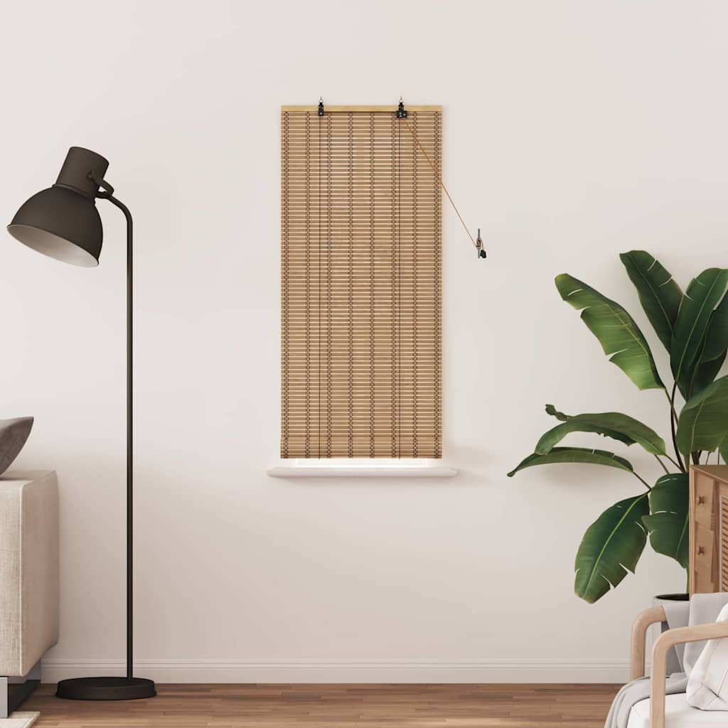 Estores de rolo Outros Manual Marrom Claro 60 x 160 cm Bambu