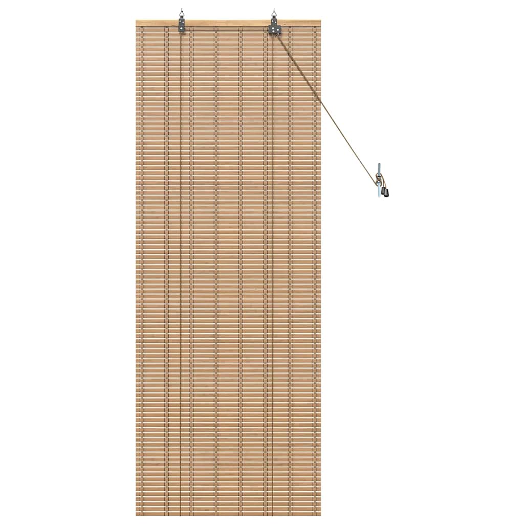 Estores de rolo Outros Manual Marrom Claro 60 x 160 cm Bambu