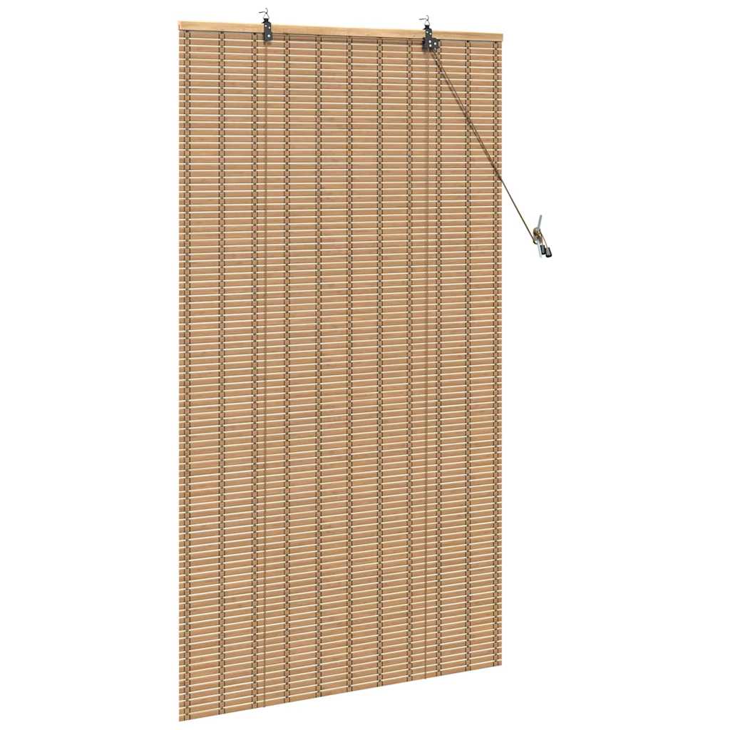Estores de rolo Outros Manual Marrom Claro 80 x 160 cm Bambu