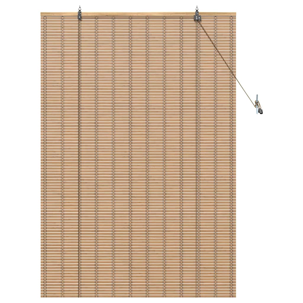 Estores de rolo Outros Manual Marrom Claro 120 x 160 cm Bambu