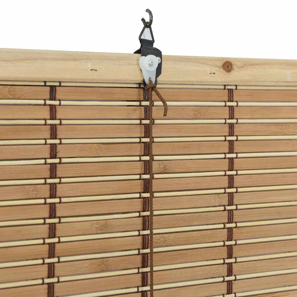 Estores de rolo Outros Manual Marrom Claro 120 x 220 cm Bambu
