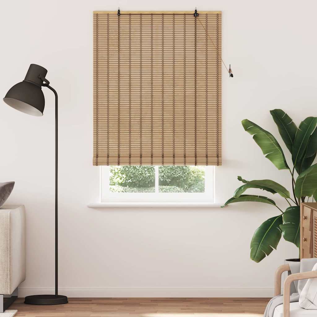Estores de rolo Outros Manual Marrom Claro 120 x 220 cm Bambu