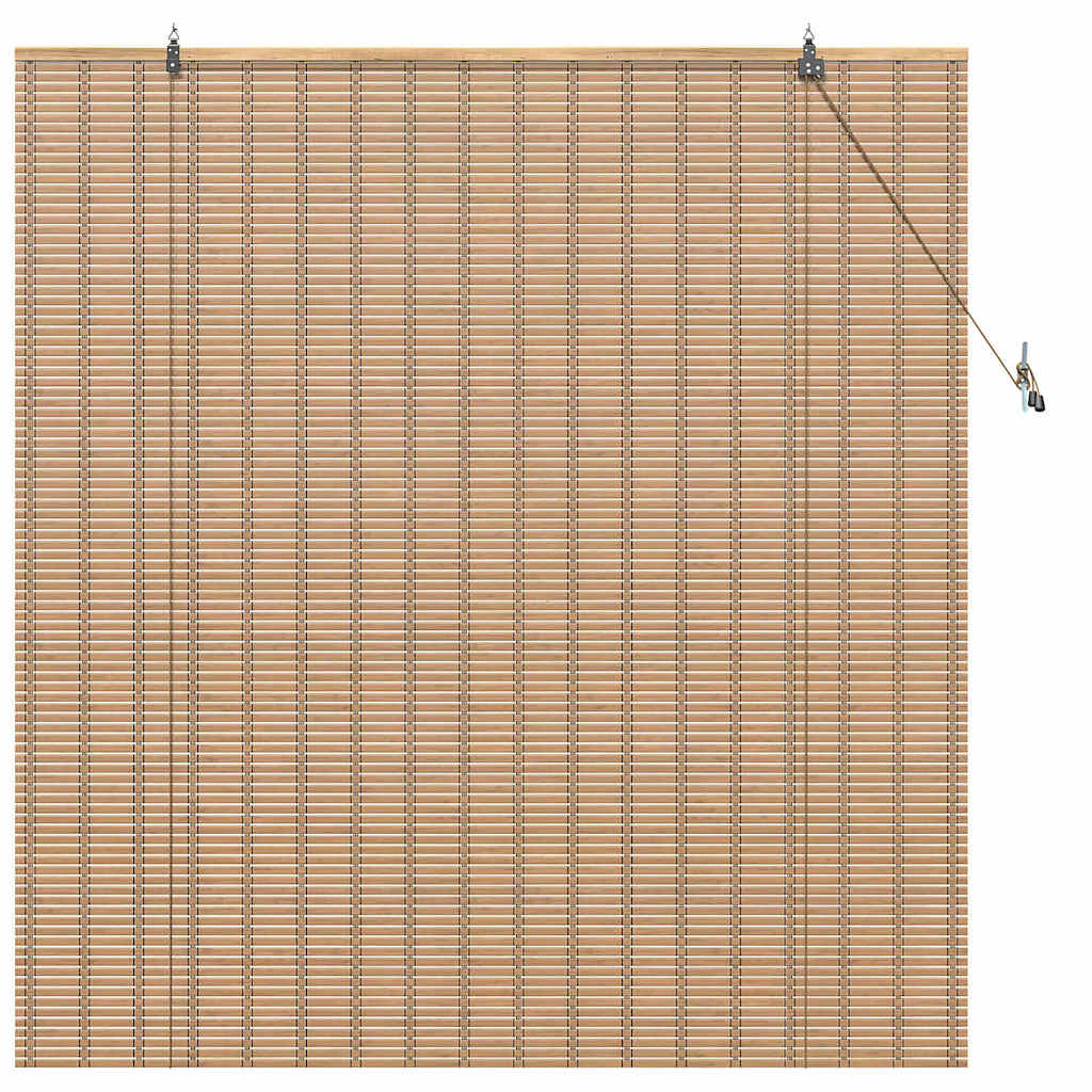Estores de rolo Outros Manual Marrom Claro 140 x 160 cm Bambu