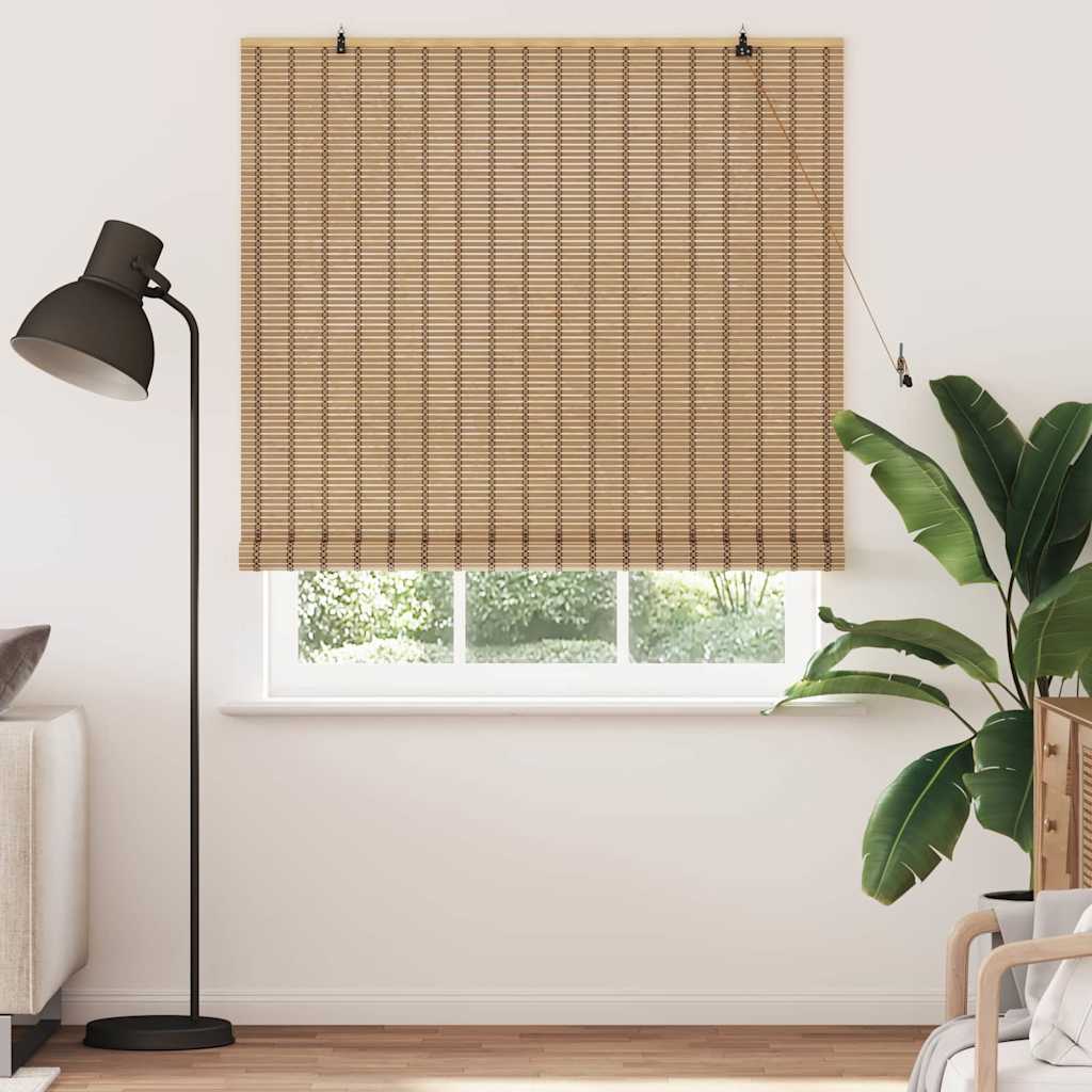 Estores de rolo Outros Manual Marrom Claro 140 x 220 cm Bambu